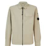 C.P. Company - Gabardine Zipped Shirt grijs (38233)